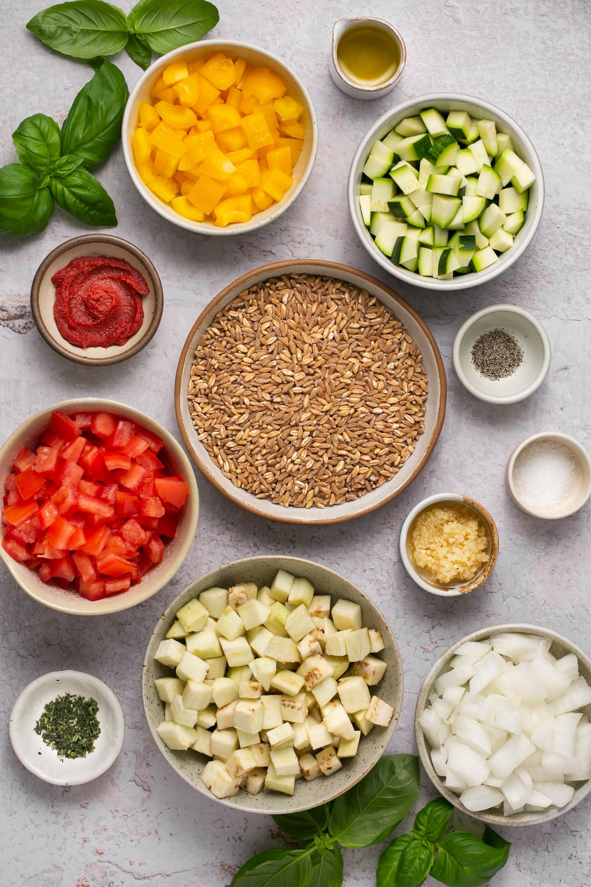 Ratatouille with Farro