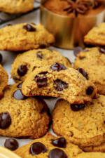 Soft Pumpkin Chocolate Chip Cookies
