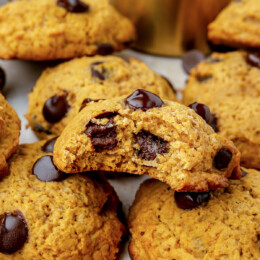 Soft Pumpkin Chocolate Chip Cookies