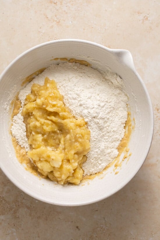 batter for banana bread