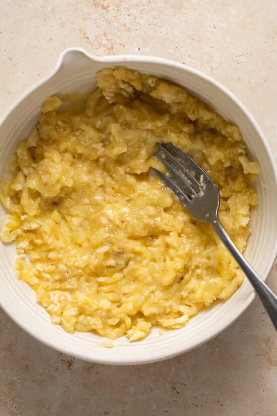mashed banana