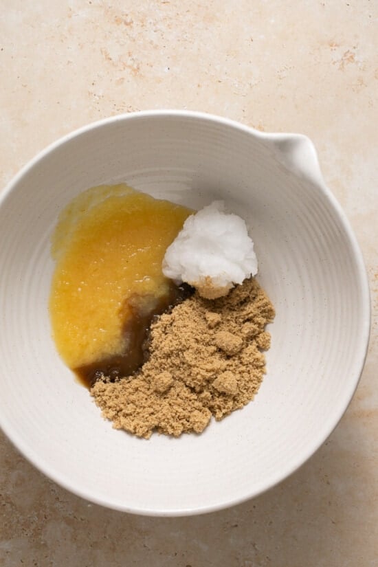 egg sugar applesauce