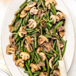 Green Beans with Mushrooms