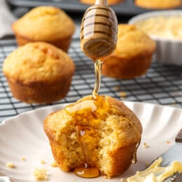 Corn Muffins with Honey