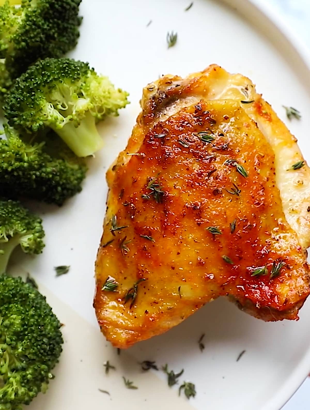 Crispy Baked Chicken Thighs