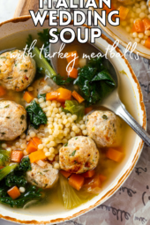 Turkey Meatball Soup with Pasta