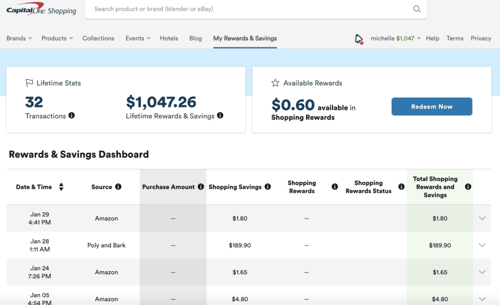capital one shopping vs. paypal honey