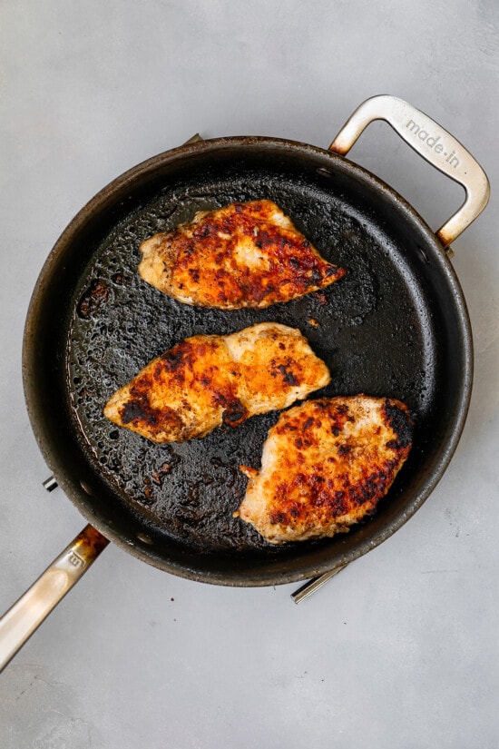 brown the chicken breast