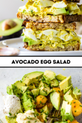 Avocado Egg Salad on toast