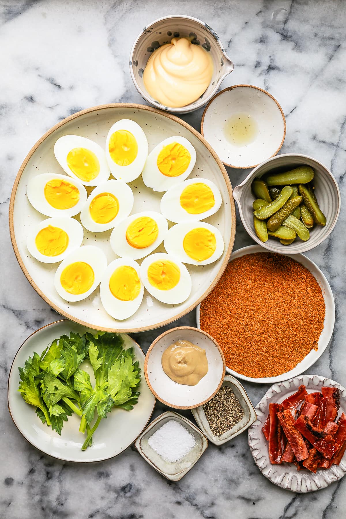 Deviled Egg ingredients
