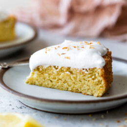 Coconut-Lemon Almond Cake