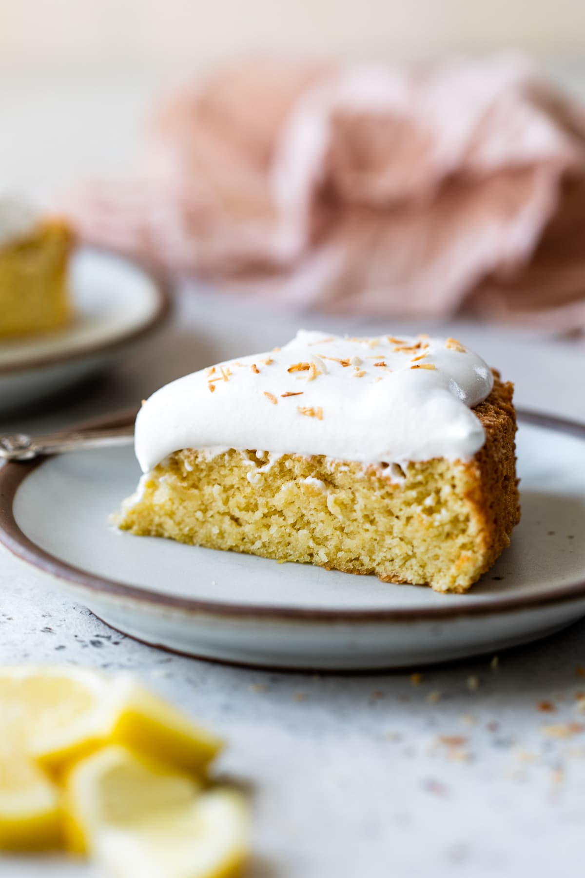 Coconut-Lemon Almond Cake