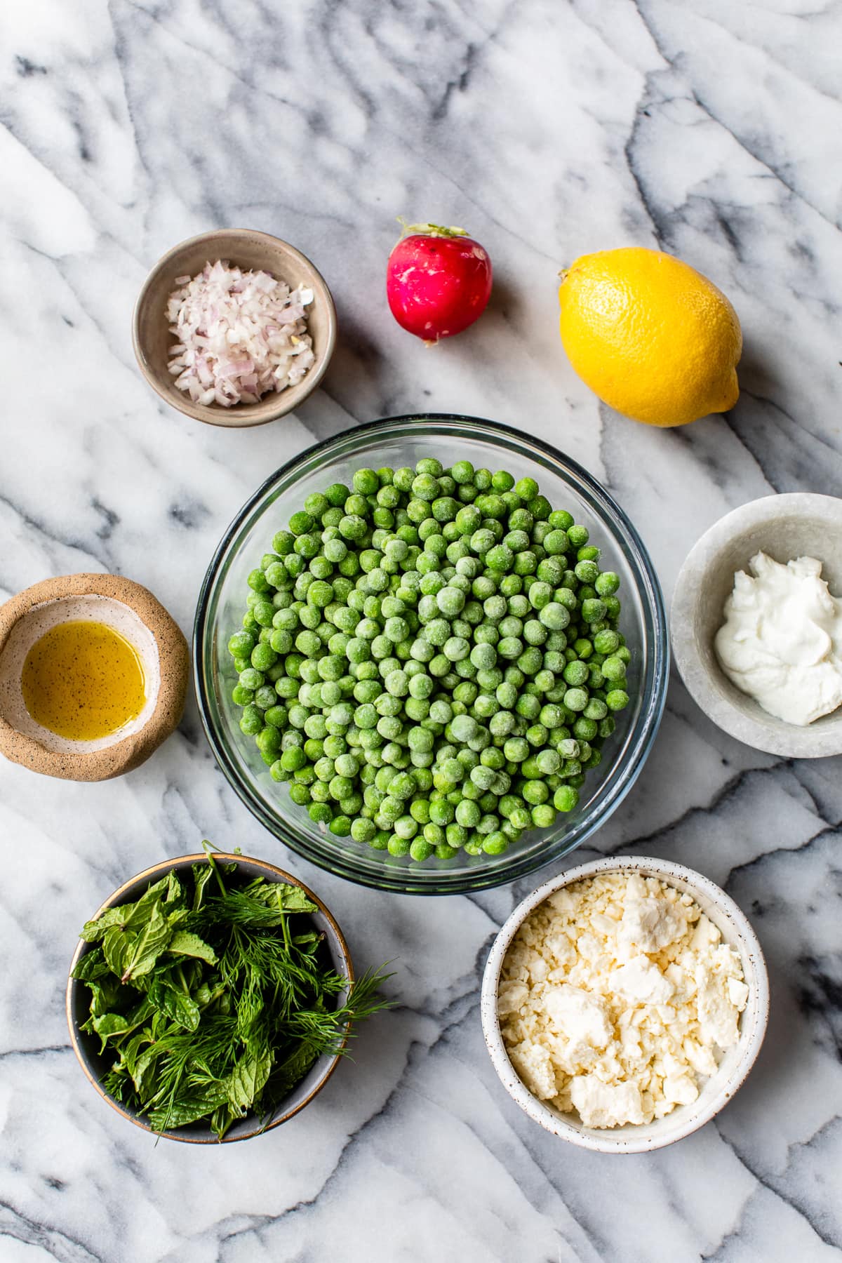 Pea Salad Ingredients