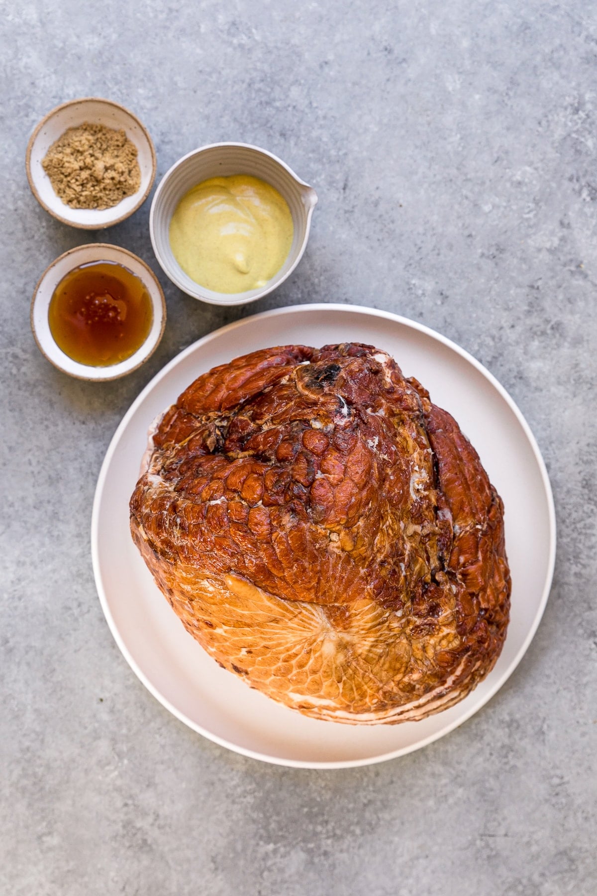 Honey-Mustard Ham Ingredients