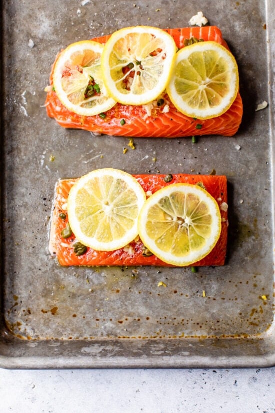 fish with lemons and capers