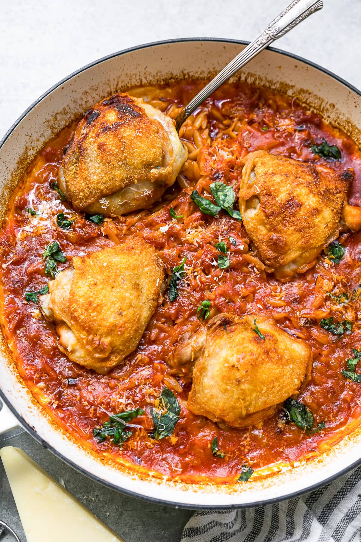 One Pot Chicken and Orzo