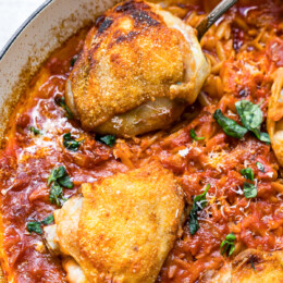 One Pot Chicken and Orzo
