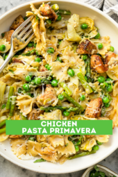 Chicken Pasta Primavera