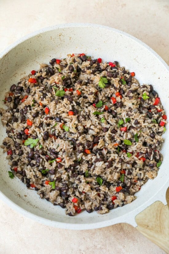 Add the cooked rice.