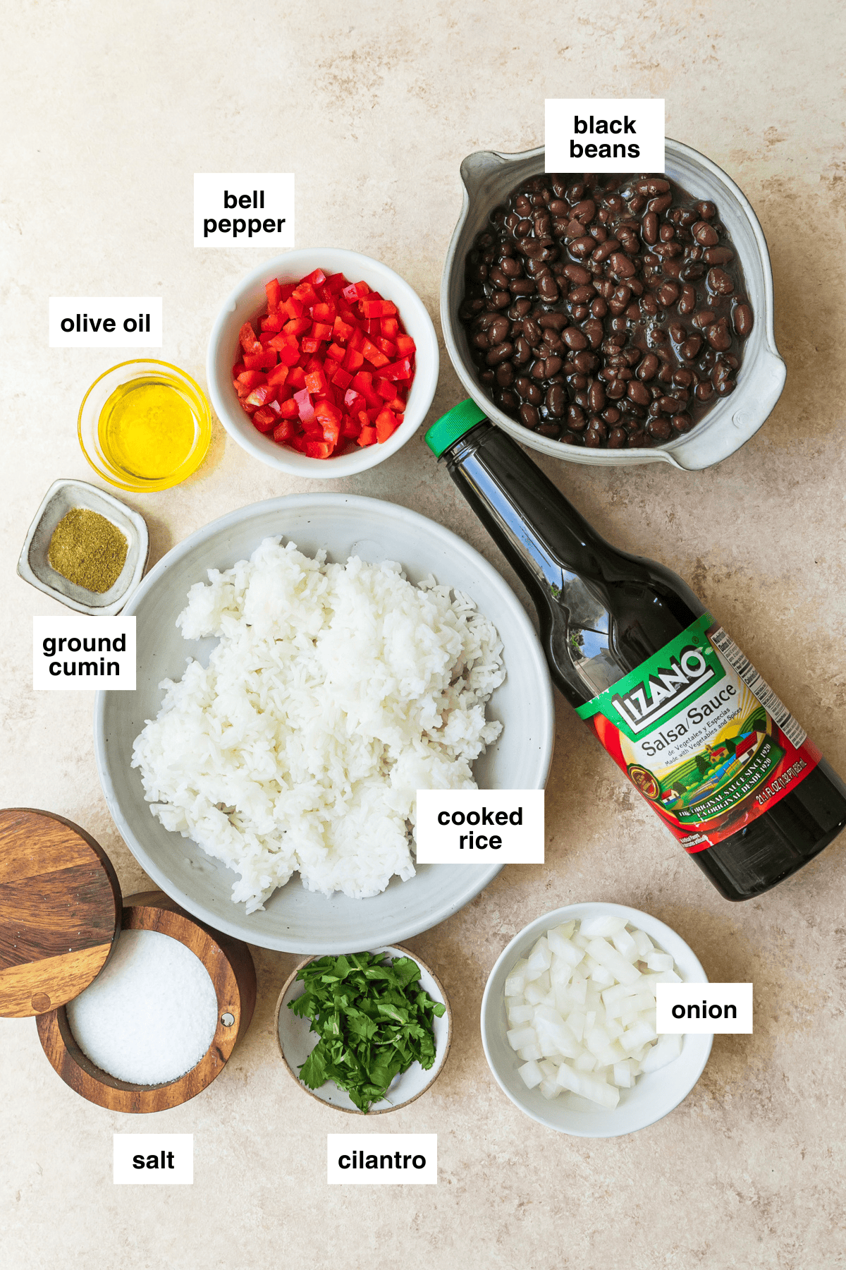 Gallo Pinto ingredients