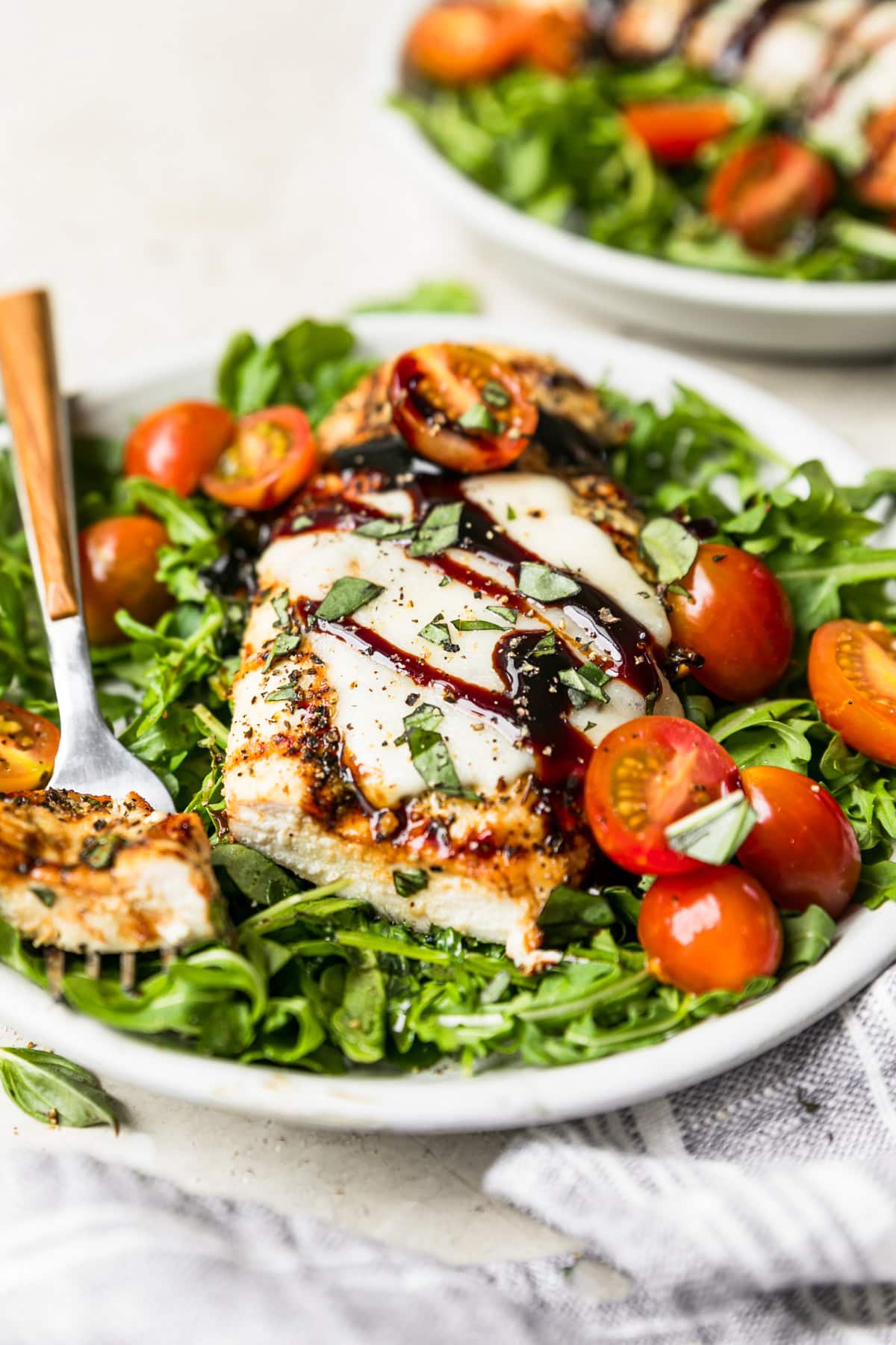 Grilled Chicken Caprese Salad