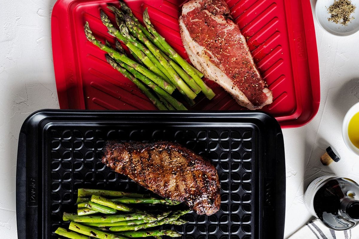 Grill prep trays