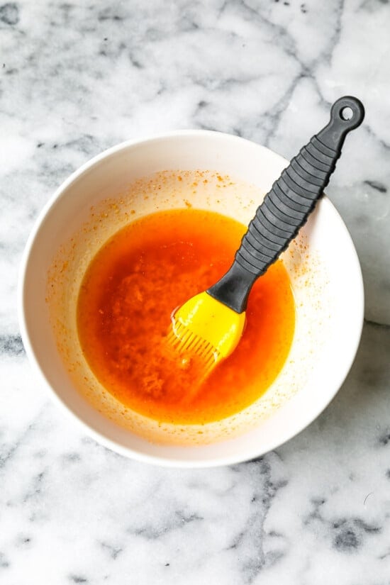 Make paprika garlic butter.