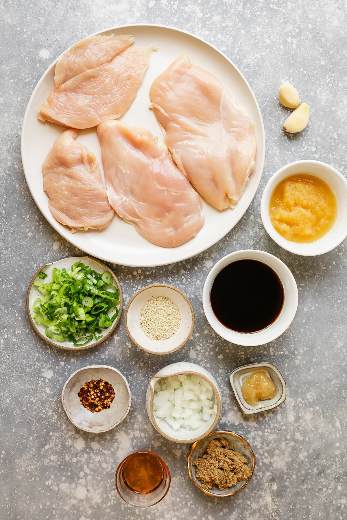 Korean BBQ Chicken Ingredients