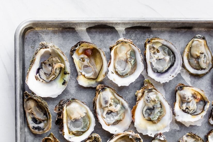 Oysters on the halfshell