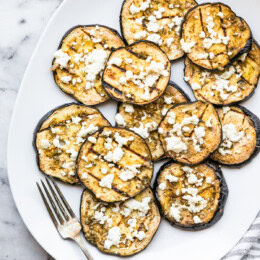 Grilled Eggplant with Feta
