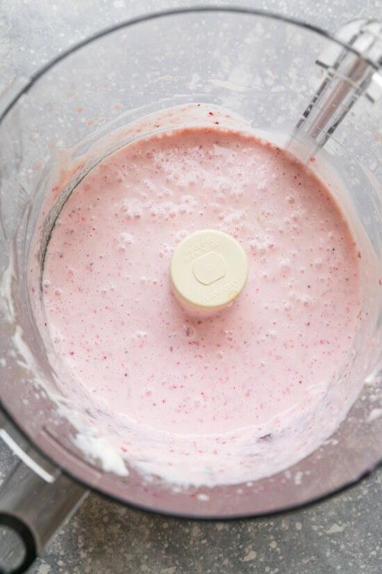 Strawberry and Yogurt blended