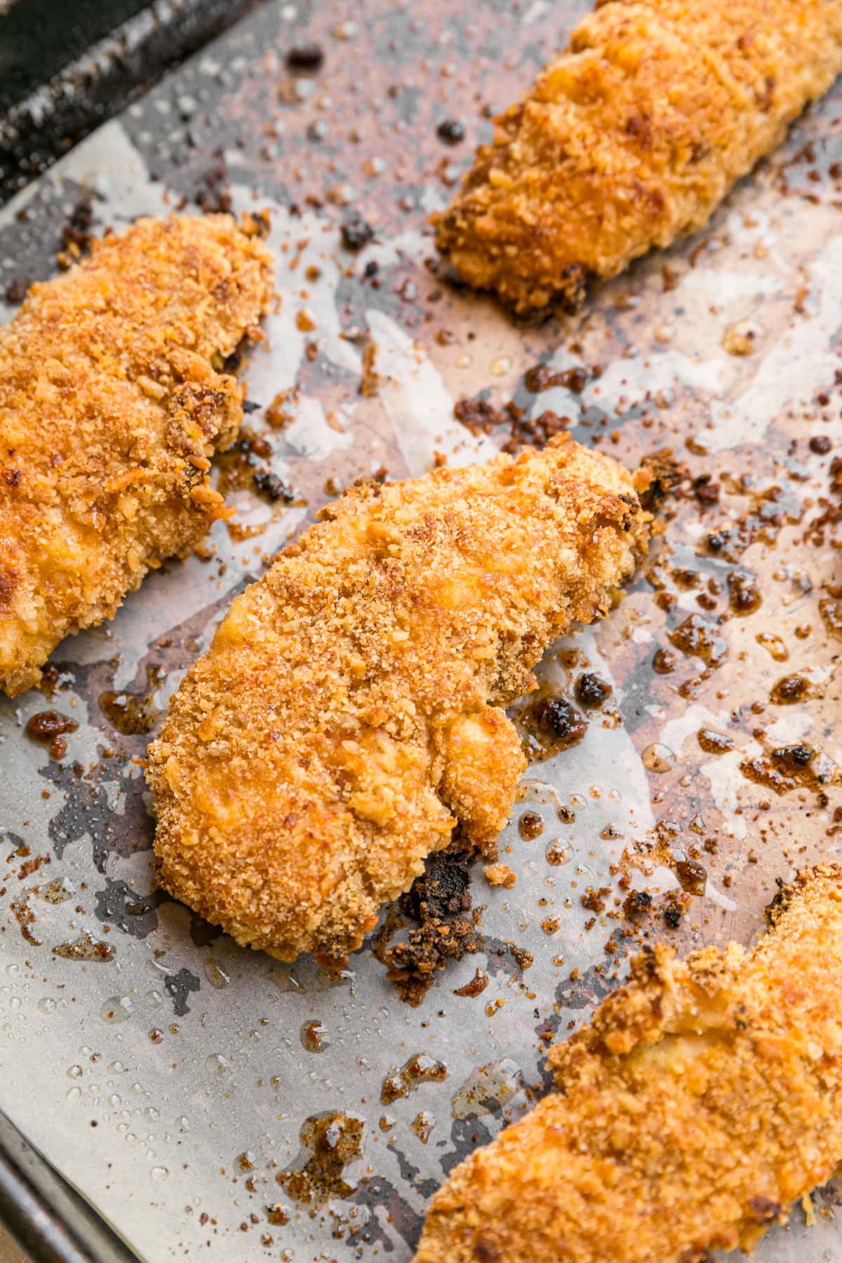 Pretzel Crusted Chicken Tenders with Honey Mustard