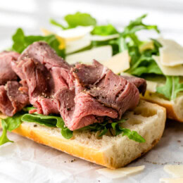 Roast Beef Sandwich with Arugula