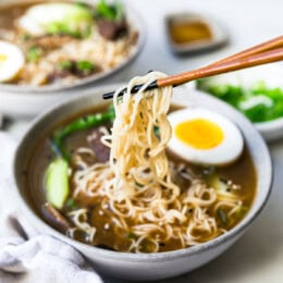 Beef Ramen with egg