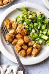 Air Fryer Breaded Chicken Bites
