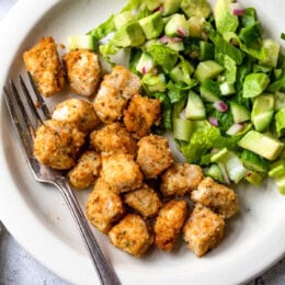 Air Fryer Breaded Chicken Bites