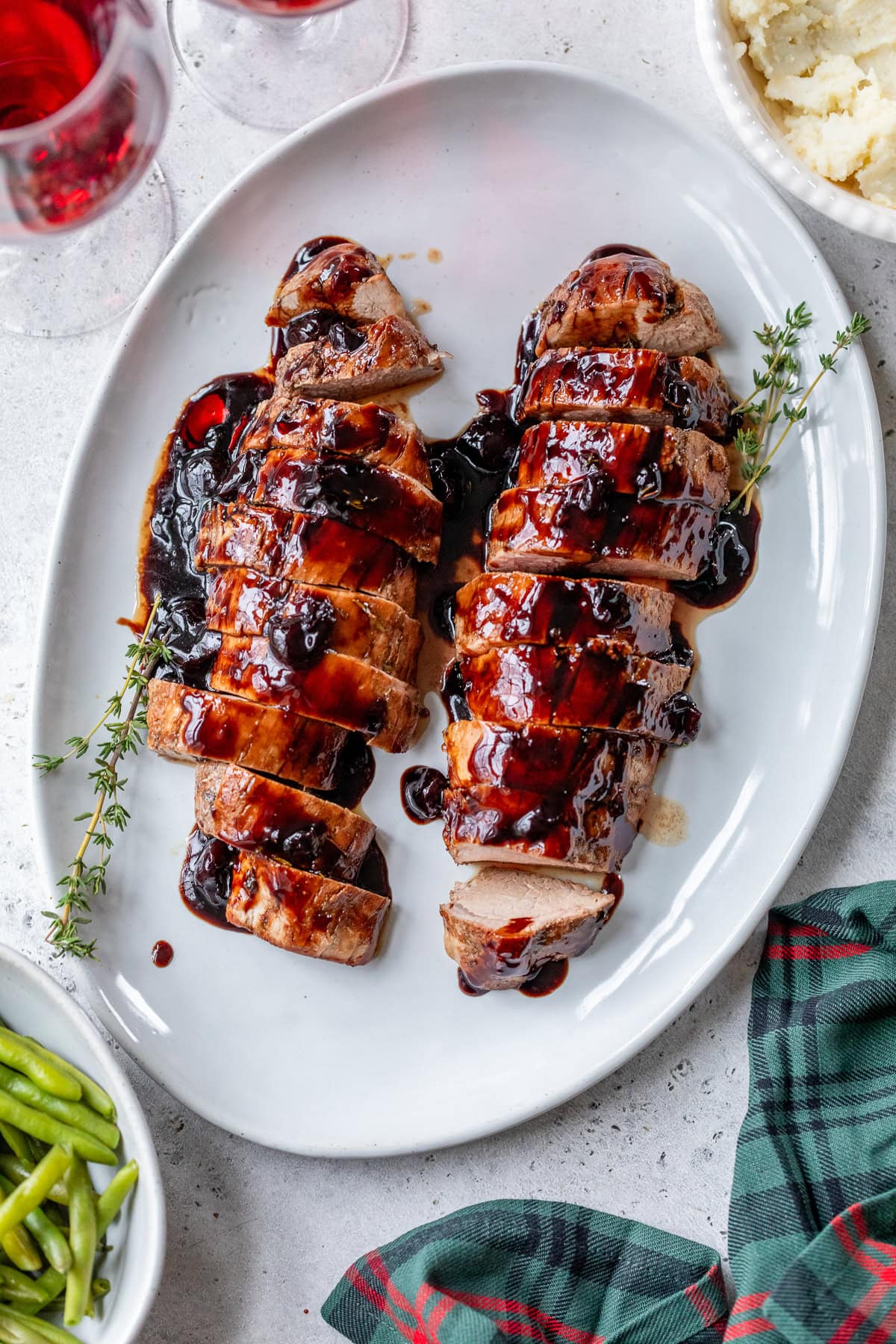Cherry Balsamic Pork Tenderloin