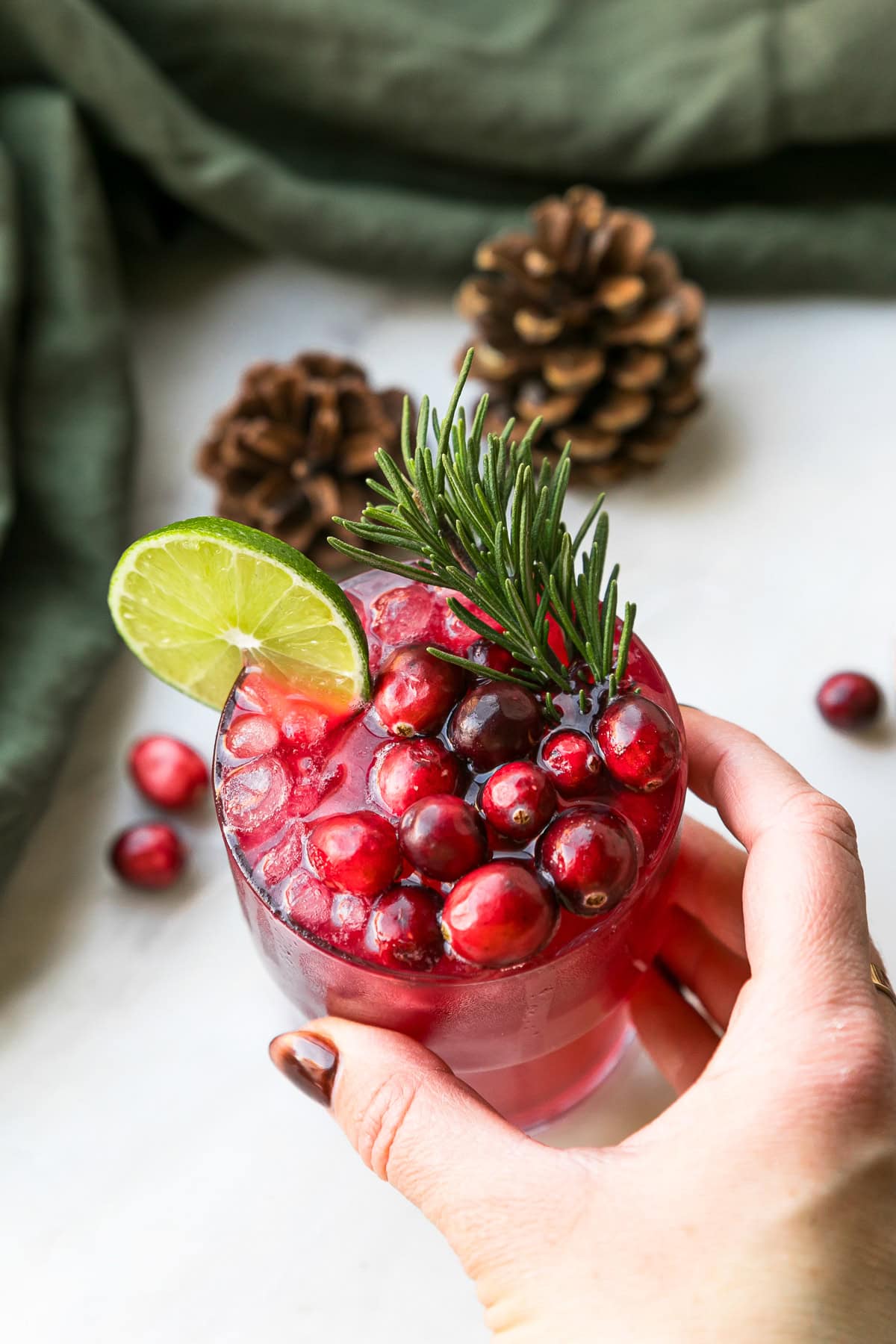 Cranberry Moskow Mule Mocktail