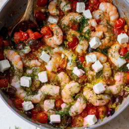 Shrimp Saganaki
