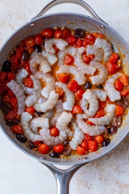 shrimp and tomatoes