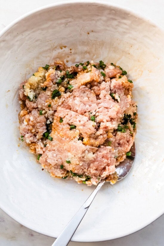 chicken meatball mixture