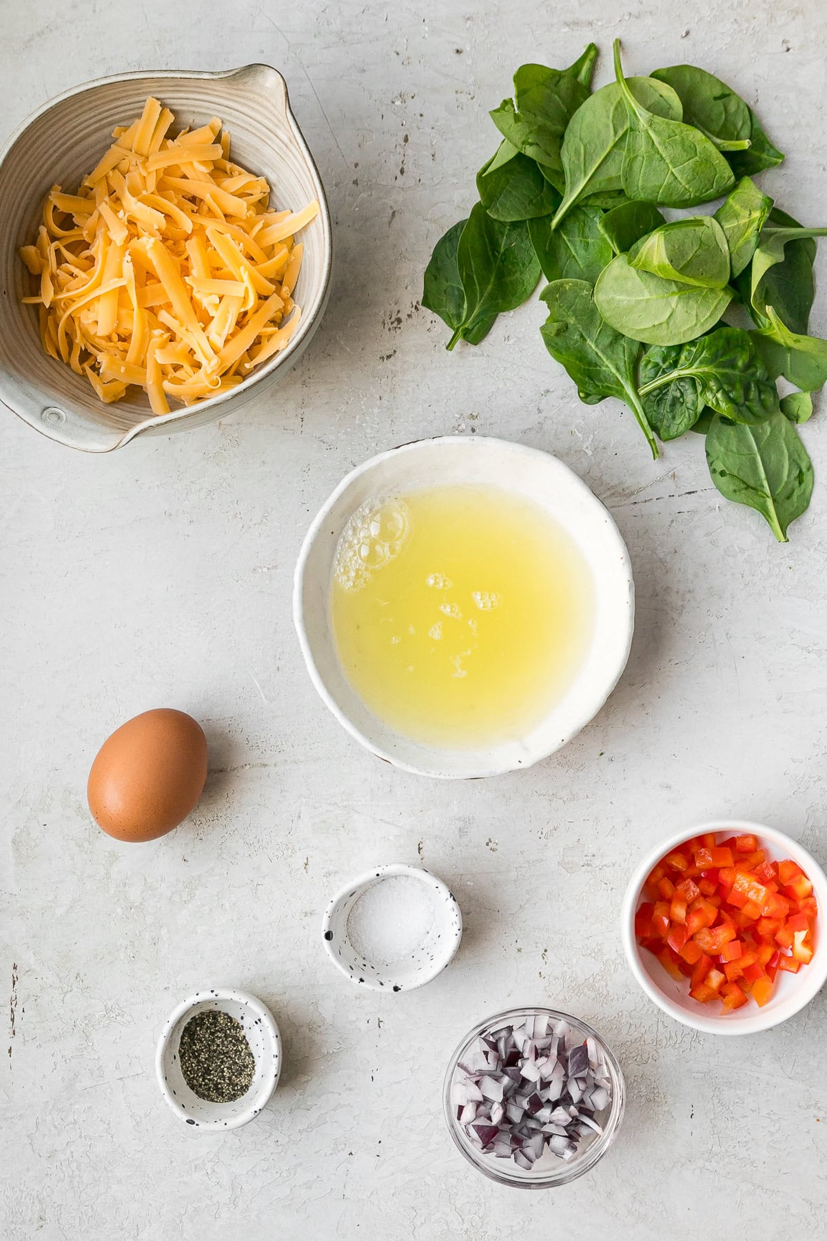 Omelet ingredients
