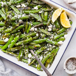 Charred Sugar Snap Peas