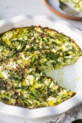 Spring Vegetable Crustless Quiche