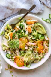 Asian Chicken Salad with Chili Crisp Dressing