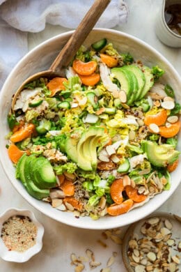 Asian Chicken Salad with Chili Crisp Dressing