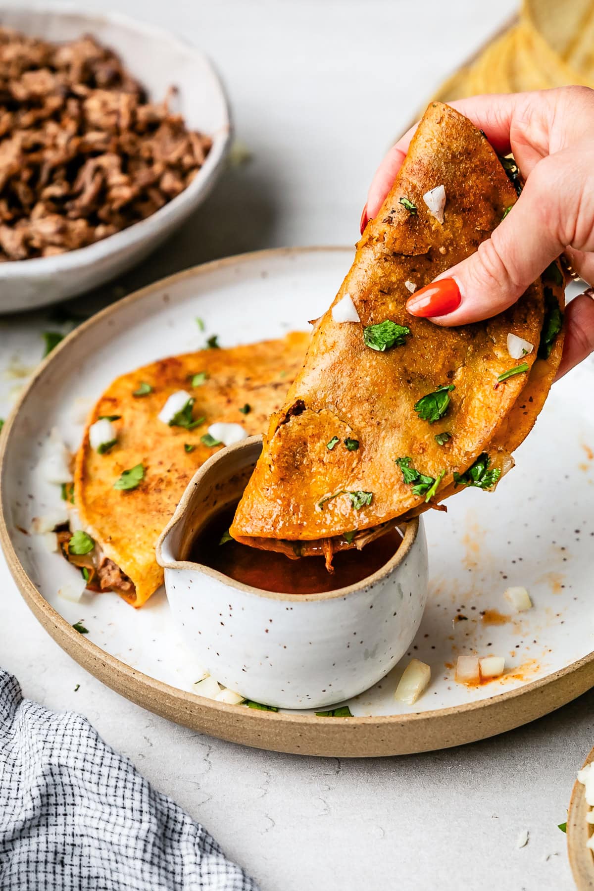 Slow Cooker Birria Tacos