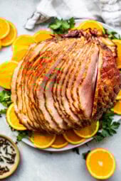 Spiral Ham with Oranges and Cloves