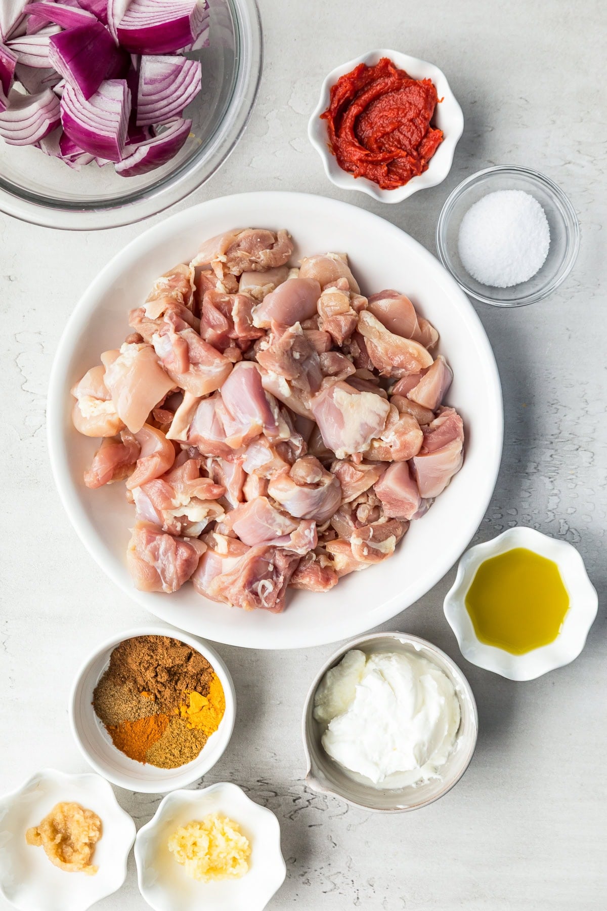 Chicken Tikka ingredients