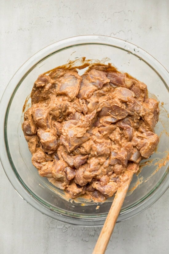 marinate the chicken